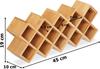 KOCHEN bamboo spice rack 18 jars
