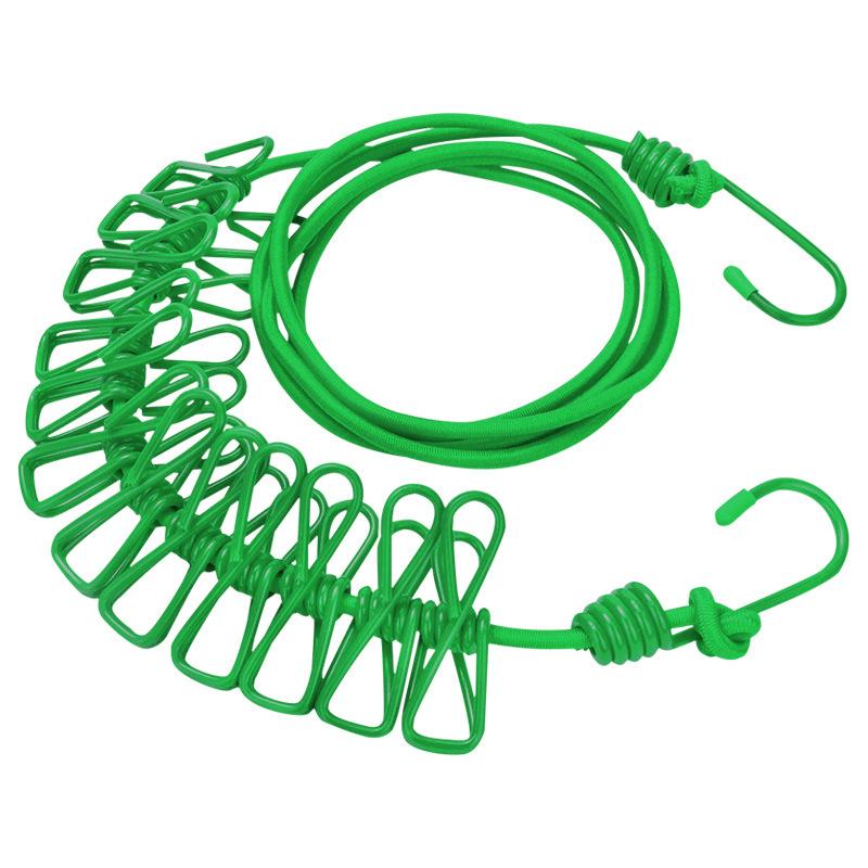 Portable Retractable Windproof Clothesline For Travel