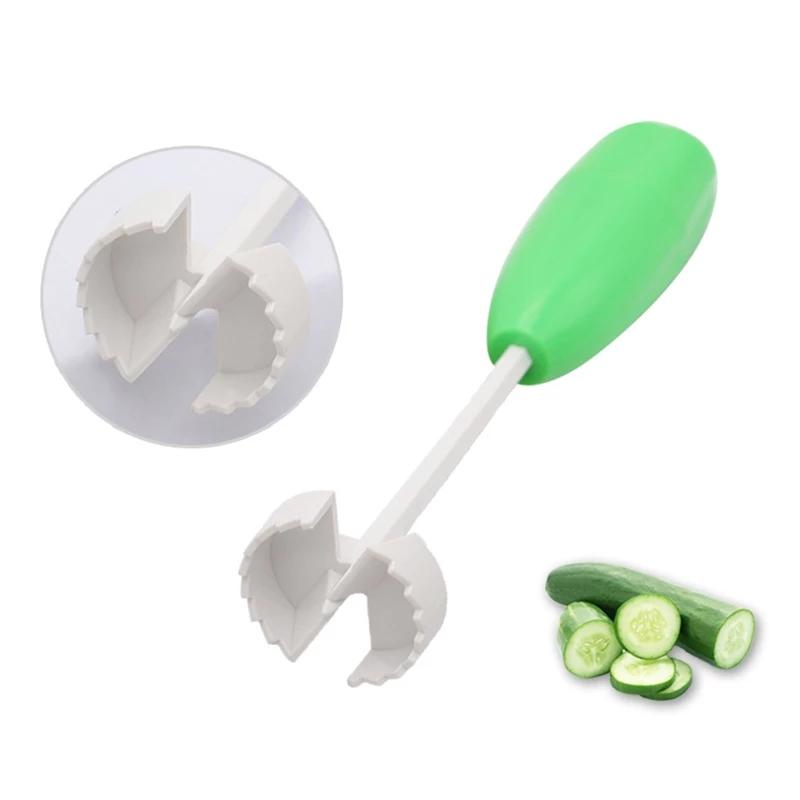 4Pcs/set Kitchen Gadget Accessory Vege Drill Digging Corer Cooking Tool Vegetable Spiral Cutter Spiralizer Creative Kitchen Item