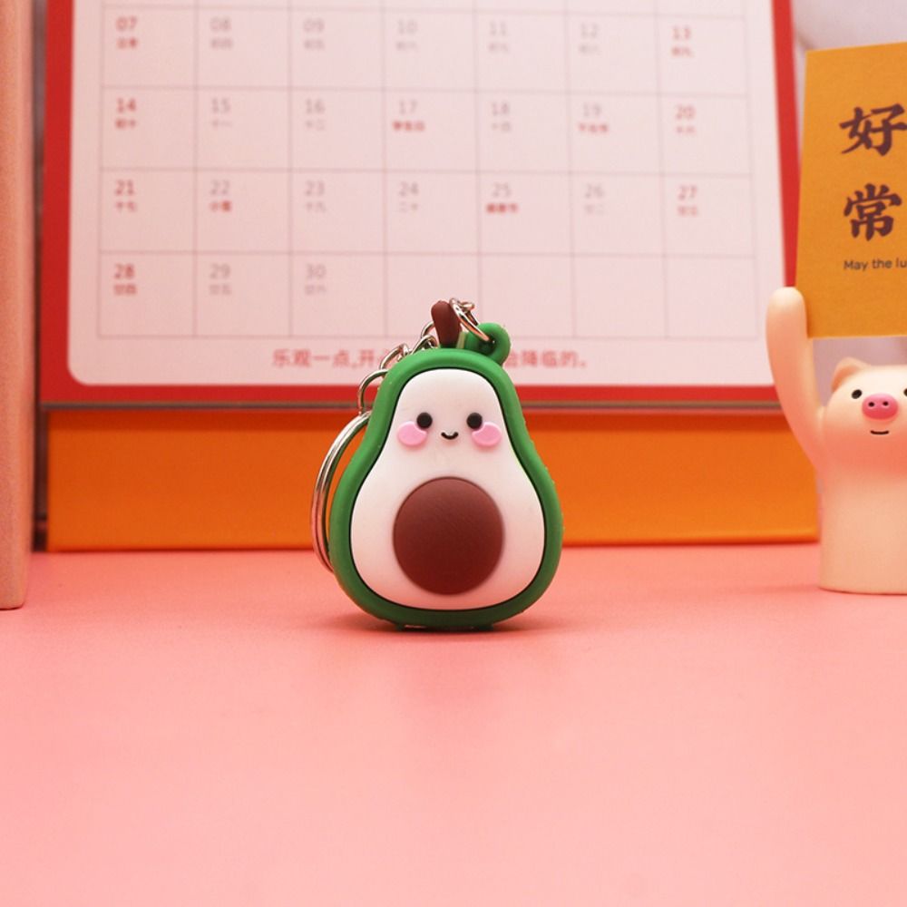 With Keychain Mini Pencil Sharpener Pencil Cutting Kawaii Cartoon Pencil Sharpener Portable Cartoon Pencil Cutter Kawaii авокадо