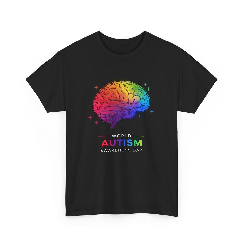 Autism Awareness Unisex Tee World Autism Day Shirt Support Autism Cause Top Unisex T-Shirt S