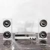 Modern Music Theme Crystal Audio Amplifier Combination Ornaments Model Room Sales Office Living Room Desktop Light Luxury Accessories