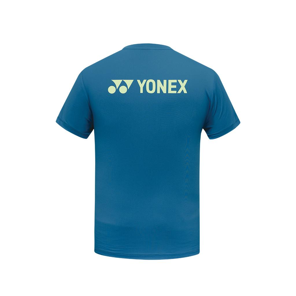 YONEX 259Tr008F Blue/Teal Blue Women'S Basic Logo Design Short Sleeve T-Shirt