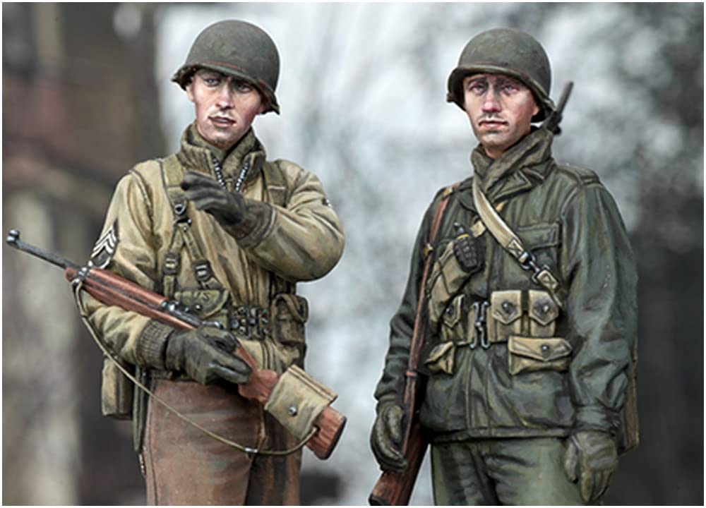 

Alpine Miniatures WWII US Army Infantry Winter Clothes NCO and Resin AM35305 1/35 Set, Infantryman, 2-Piece Kit,