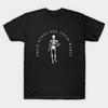Men Black Print T-shirt Their Bones Are Their Money No-Cut Transfer Paper Print Cotton Tshirt