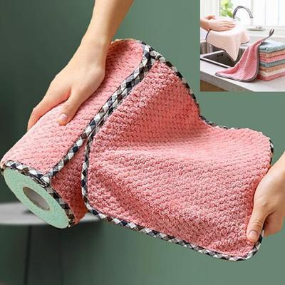 Бытовых супервпитывающих полотенец из микрофибры, салфеток для кухонной посуды, салфеток для мытья посуды с антипригарным покрытием, инструментов для чистки и протирания посуды