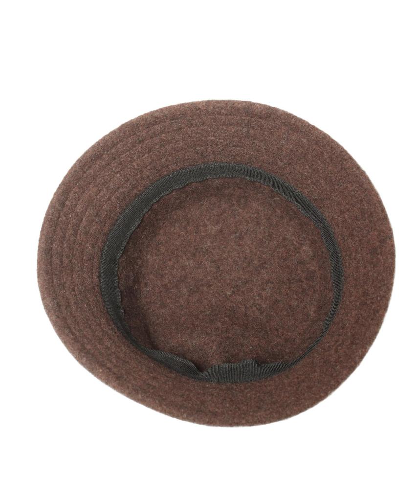 ICHIYON Basque Bucket Basque Felt Wool Bucket Adjustable Solid [14+ PLUS] Women's Hat, Fall/Winter Hat, Black/Ivory, Size, Warm, Color, ihat0535-bk-l