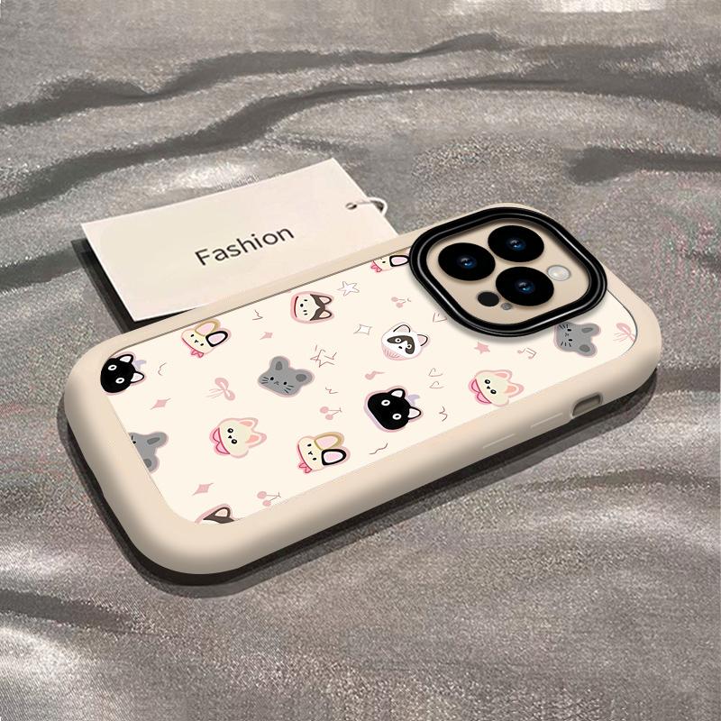 Cute Animal Head Full of Screen Suitable for Iphone16promax New 15 Apple 14plus Mobile Phone Case 13 Premium