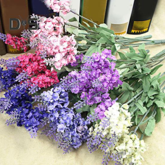 12 Mazzi Di Fiori Artificiali Da Esterno, 6 Colori Misti, UV Resistant, In Seta, Per Giardino E Balcone