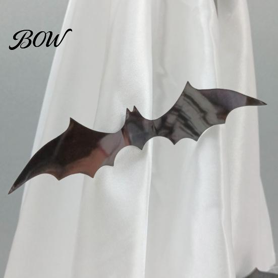 Halloween Hanging Ghost Decorations Scary Decor, Spooky Bat Print Decor for Porch Floating Tree Decoration Tree, Glow-in-the-Dark Outdoor Front