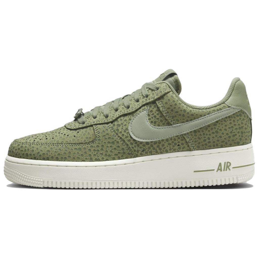 Nike Air Force 1 07 Premium Safari Print Pack - Oil Green Women Sneakers Sesame Light-Bone FV6519-200