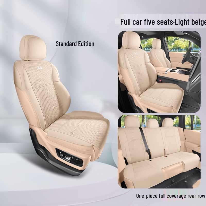Ideal L7 Universal Suede Car Seat Cushion for Five-Seater - Four Seasons Half Surround Saddle Pad