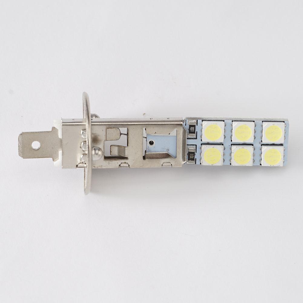 4pcs Led Headlight Bulbs Kit H1-12smd-5050 H1 6000k Fog Lamp Parts Light Good Driving Super White Replacement K6w2
