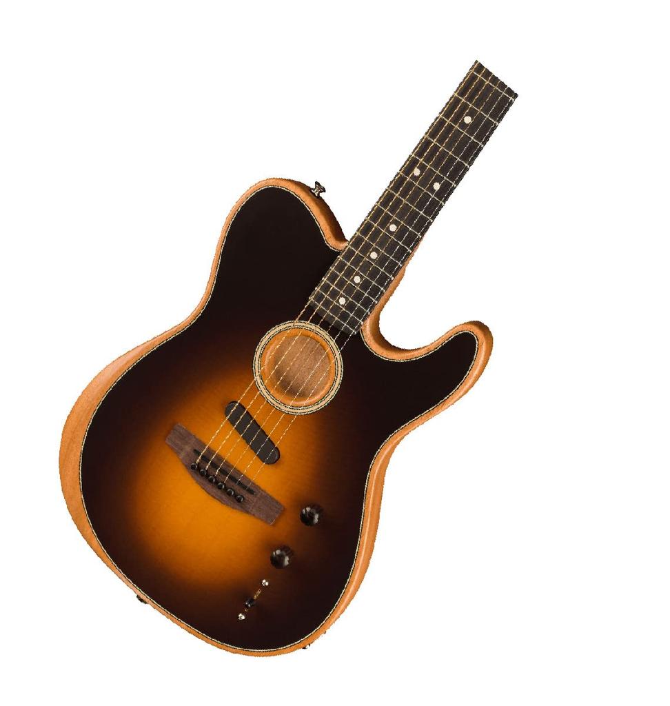 Fender Player Rosewood Shadow soft case included Acoustasonic® Telecaster®, Fingerboard, Burst,