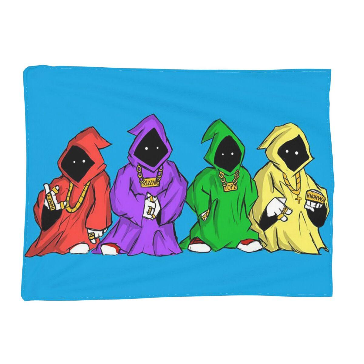 

Shadow Wizard Money Gang We Love Casting Spells Blankets Soft Flannel Throw Blanket Bedspread for Living room Picnic Travel Home 80x120cm