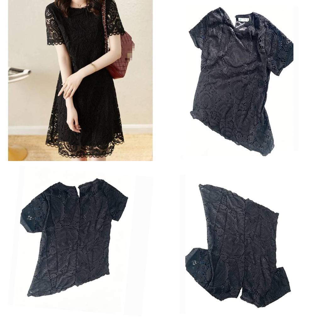 Casual Sleeveless A Line Dress With Hollow Out Embroidery For Womens Summer Wear