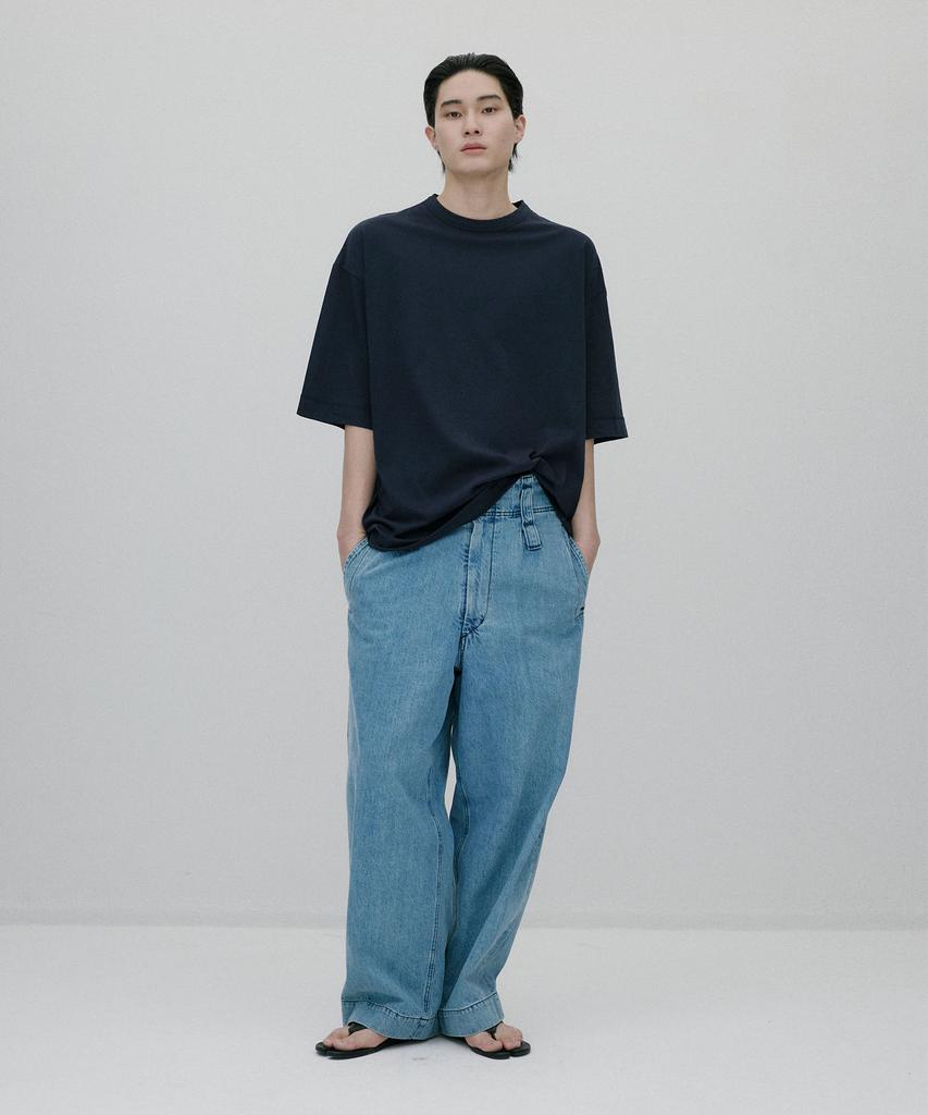 Sunjin Sarang Yurang Oversized T-Shirt [Navy]
