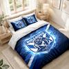 Bedding Set 1 Duvet Cover 2 Pillowcases Canterbury-Bankstown Bulldogs Print Bedroom Home Decoration