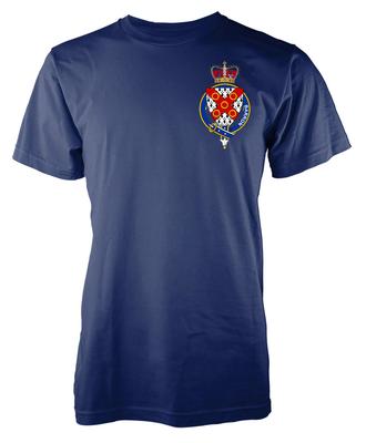 T-Shirt Personalizzata Nome di Famiglia Barron Distintivo Stemma di Famiglia Stemmi Araldici Adulto