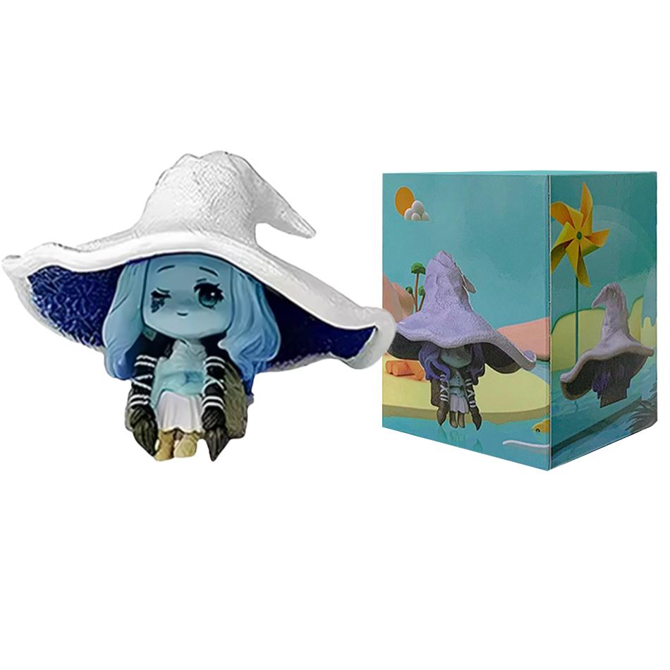 7-12cm Gaming Q Version Elden Ring Mini Ranni Cat Melina Malenia The Half-Wolf Action Figure Lani Magic Ornaments PVC Dolls