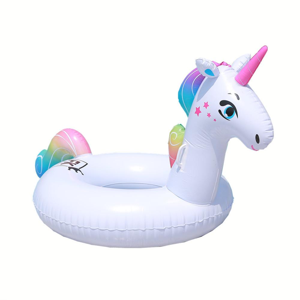 

And Adult Childrens Large Cartoon Unicorn Swimming Circle Water Rows Floating