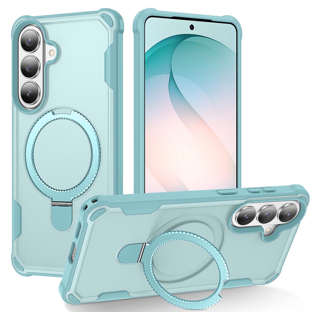 For Samsung Galaxy S26 Magnetic Case Kickstand TPU + PC Shockproof Phone Back Cover