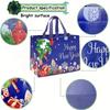 2025 New in Christmas Gift Bags Cartoon Cute Santa Elk Snowman Printing Non Woven Handbag Hot Pressing Wholesale Party Supplies