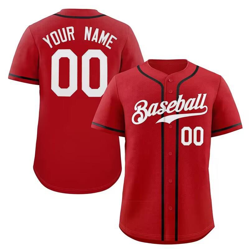 Unisex Quick-Dry Baseball Jersey Short Sleeve Open Front Top Sports Cycling Team Activities