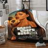 1 Stück Grand Theft Auto Weiche Flanelldecke mit Designer-Print Eine kuschelige Decke für alle Jahreszeiten, perfekt für das Sofa, Bett, Büro