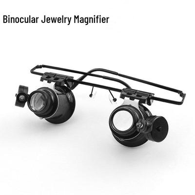 20x Kopfmontierte LED Binokulare Schmuck- & Reparaturlupe