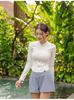 Women's Slim-Fit Three-Piece Swimsuit: Boy Shorts, Long-Sleeved Top, Tummy Concealing. Men's Two-Piece: Perfect for Couple Swimwear.