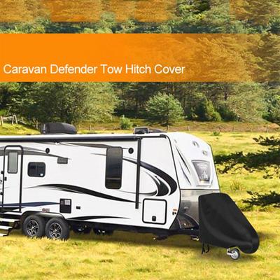 Caravan Hitch Cover Waterproof Oxford Cloth Tow Hitch Cover UV Protection Hitch Shade For Trailer Caravan RV Camper Accessories
