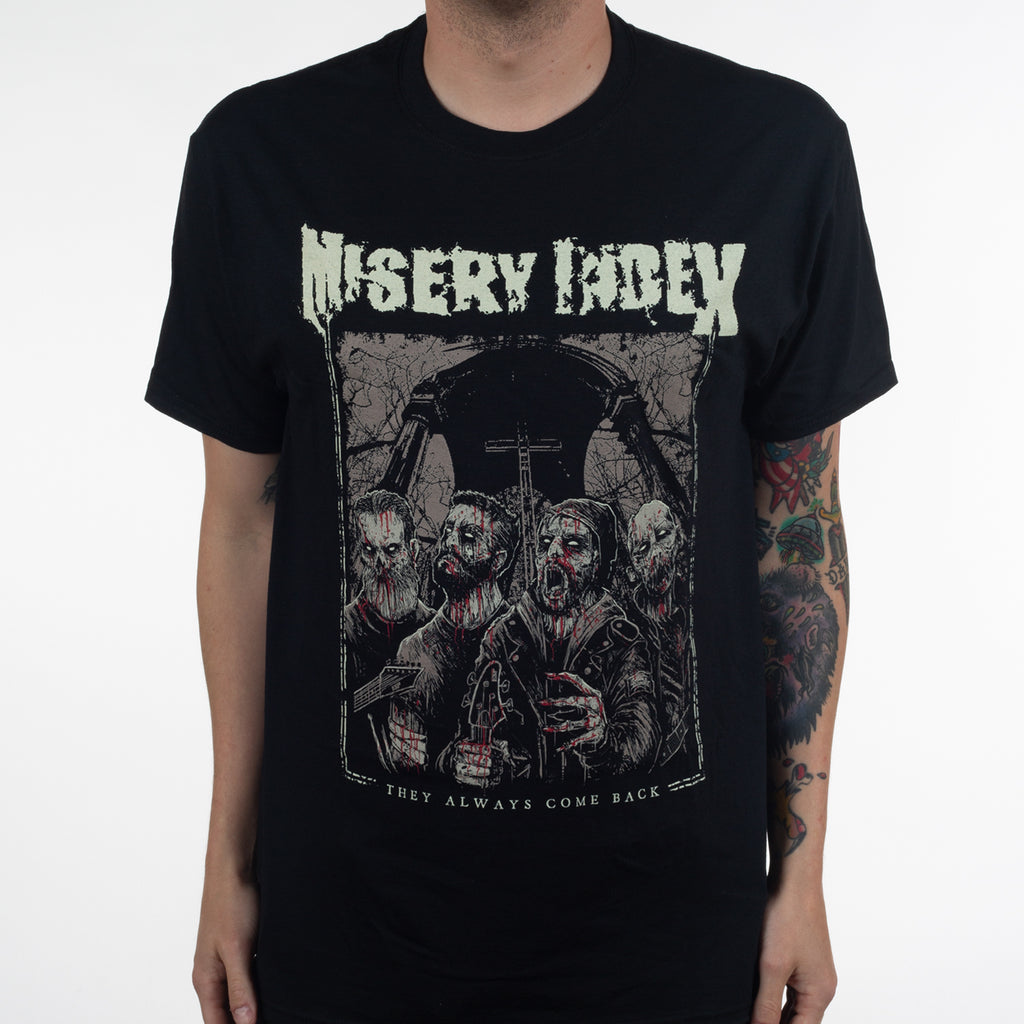 Misery Index Wenn Ruhm lockt Druck Baumwoll-T-Shirt Death Grindcore Metal Band Unisex Kurzarm-T-Shirt
