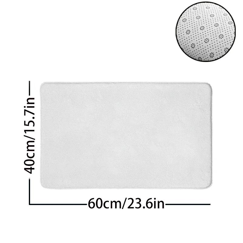 

Современные оранжевые геометрические коврики с противоскользящим покрытием, пригодные для машинной стирки, для спальни, гостиной, ванной комнаты, общежитий, напольный коврик 40 x60cm