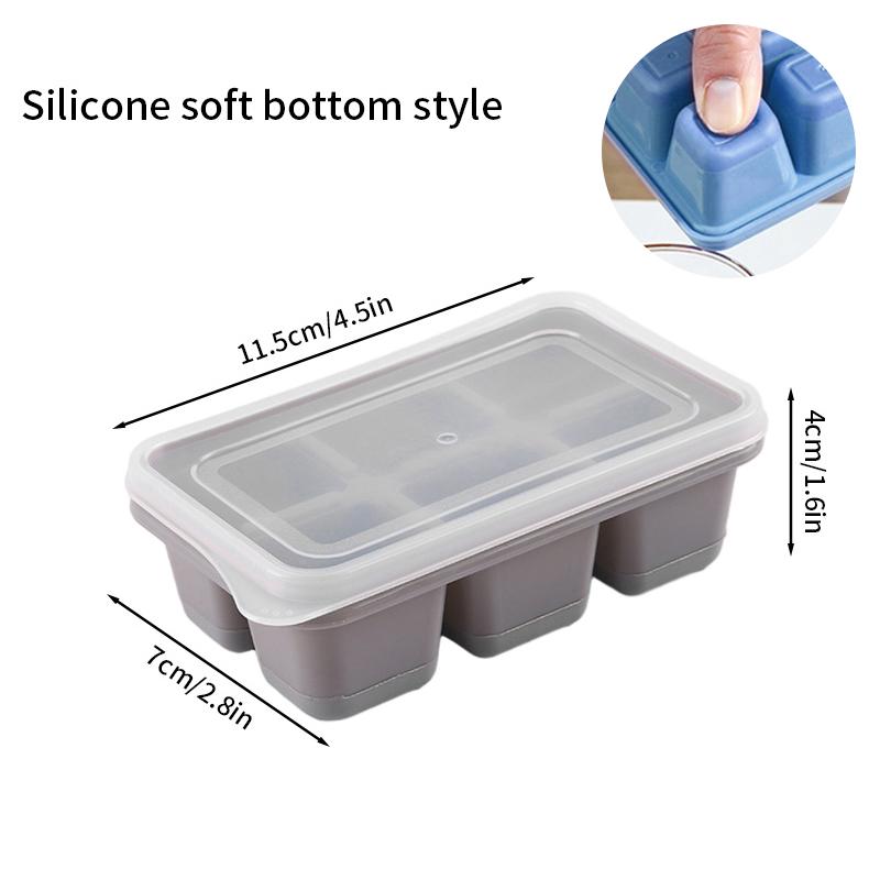 30 Grids Pressing Ice Cube Tray Block Mold Press Ice Making Mold Summer Ice Maker Tool Household Sealed Ice Maker Kitchen