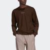 Adidas Originals Trefoil Sport Crew Neck Sweatshirt Men Tops Brown HP0437