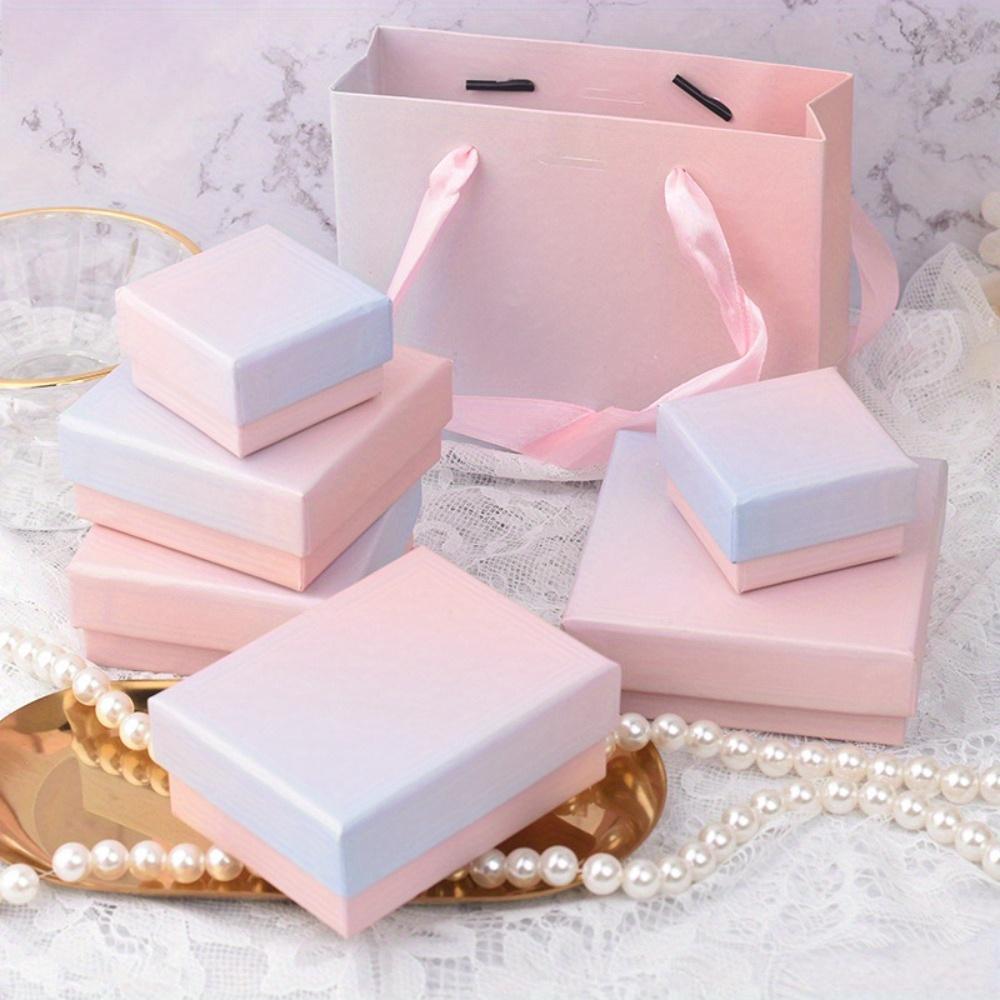 12pcs Jewelry Gift Boxes with Lids and Lined Jewelry Boxes Square Treat Boxes Gift Boxes for Earring Bracelet Necklace Rings Display Box Gift Wrap Box