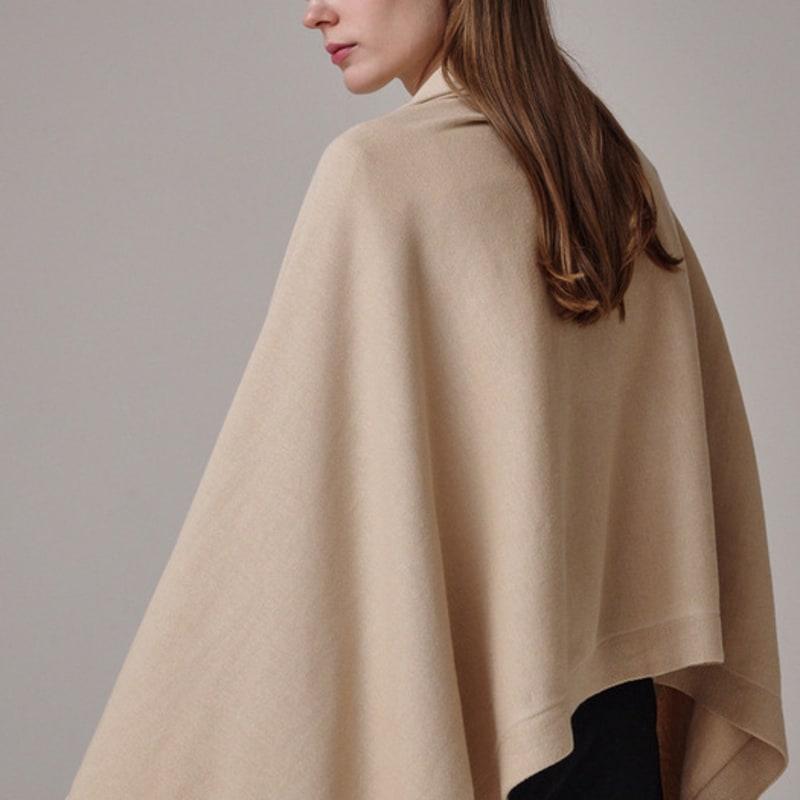 Saint Luxure Plain Daily Shawl Muffler Beige