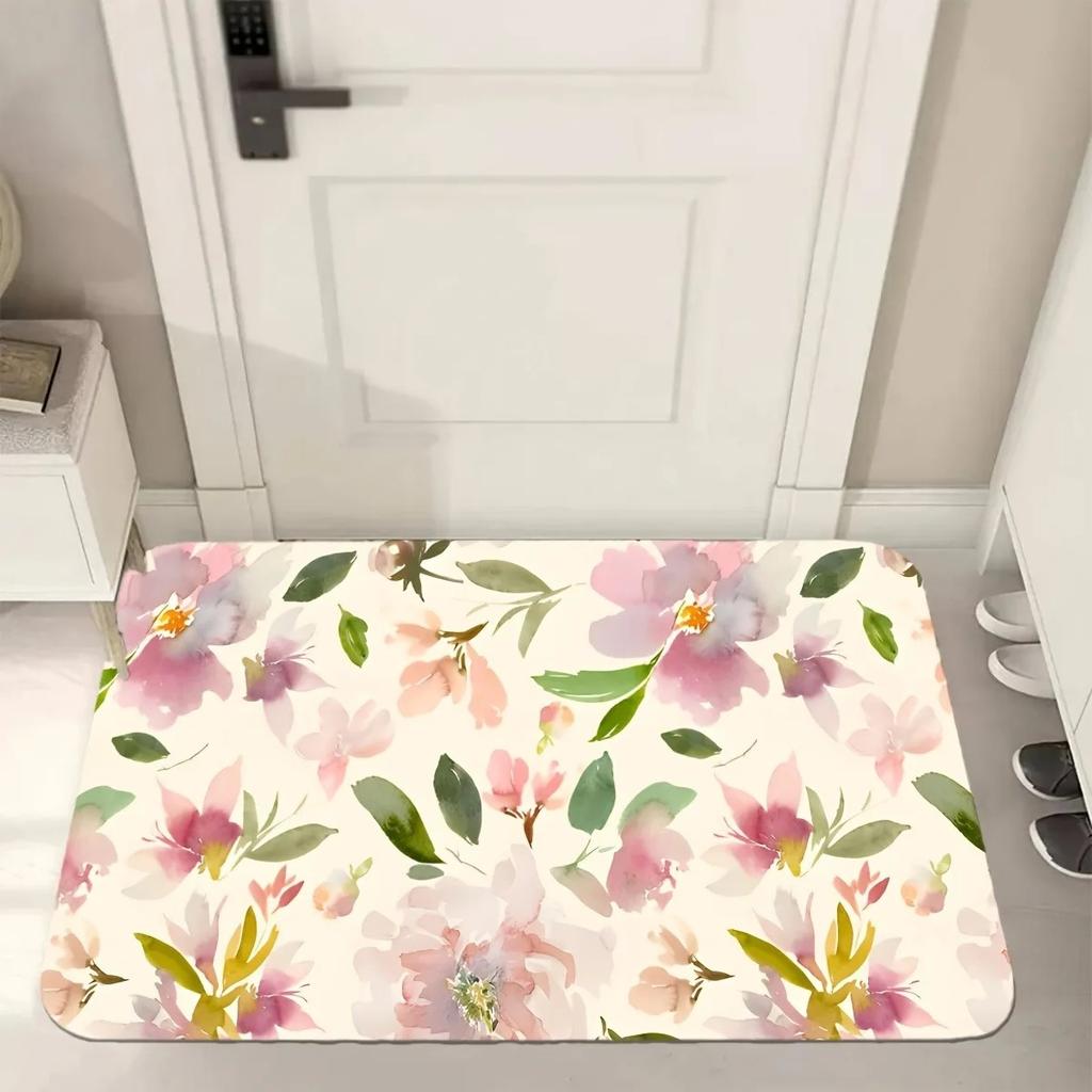 1PC Sea Turtle Pattern Kitchen Rugs Non-Slip Home Door Mats Pop Design Bathroom Rug Bath Mat Carpet for Home Sink Laundry Decor