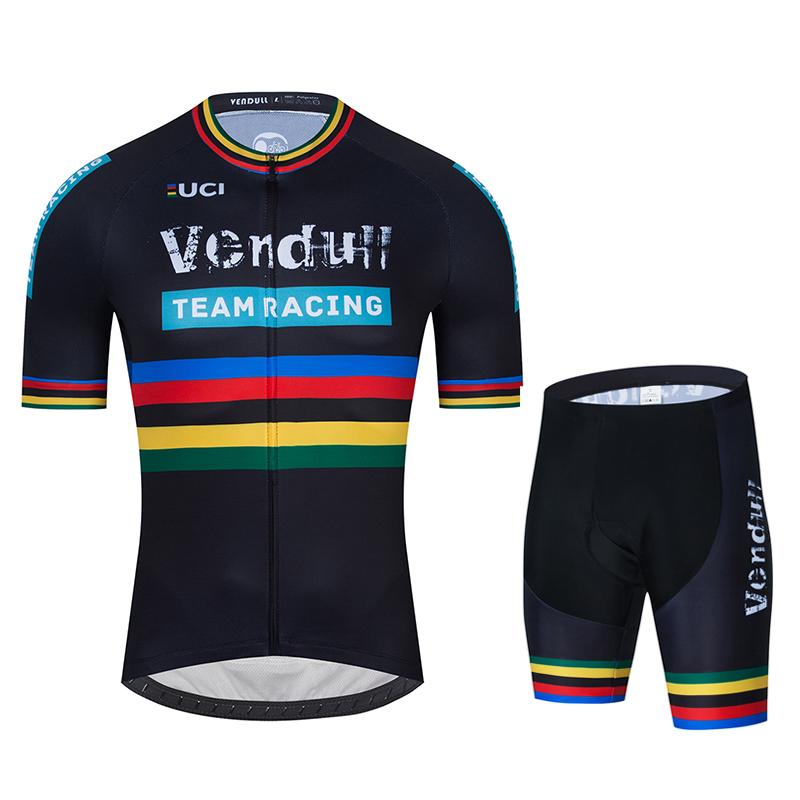 Vendull 2025 cyklistický dres sada letní Španělsko MTB cyklistické oblečení uniforma Maillot Ropa Ciclismo muži cyklistické oblečení oblek Hombre