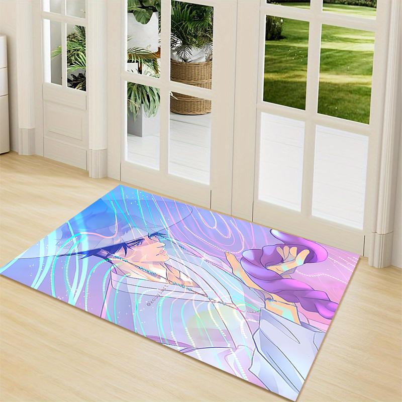 1Pc Fantasy Anime Character Carpet Rug Customizable Soft Washable Antislip Home Living Room Sofa Mats Personalized Rug 0917201