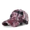 Spring and Autumn New Plaid Suede Baseball Cap Middle Old Ladies Retro Cap Winter Premium Sense