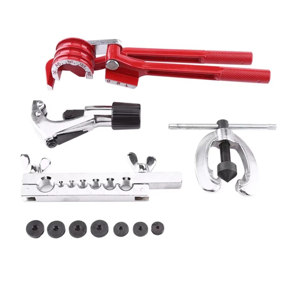Outil de cintrage Kit d'évasement Coupe-tube Outils pour tubes en cuivre Kit de maintenance pour réfrigération Réfrigération