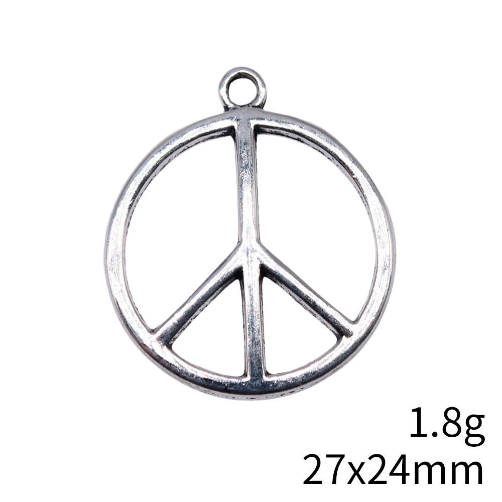 Valentinstag Großpackung Anhänger Friedenssymbol Anhänger Anhänger Rucksackanhänger Set