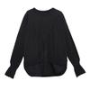 Xitao Patchwork Hit Color T Shirt Women Clothes Fashion Button Pullover Full Sleeve Match All Tee Top GCC1369