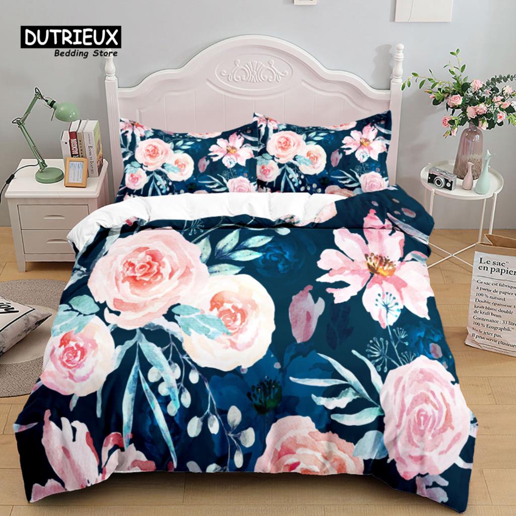 Sharks Underwater Duvet Cover Set, Fashion Bedding Set, Soft Comfortable Breathable Duvet Cover, For Bedroom Guest Room Decor