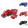 Pixar Cars Hexagon Castle Tent Kids Toy Set With Mack Lightning Mcqueen King Jackson Storm Racers
