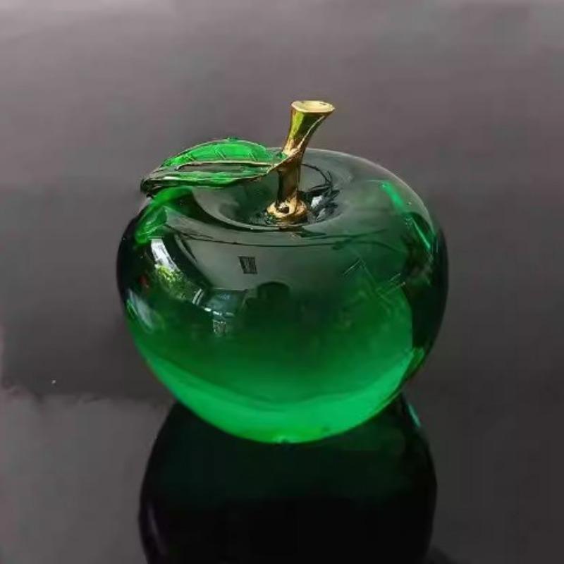 Crystal Apple Decorations, Creative Car Ornaments for Birthdays and Holidays Christmas Gifts