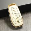 5 Buttons TPU Car Remote Key Case For Ford Fusion F-150 Edge Explorer Mustang Lincoln MKZ MKC Platinum 2016 F150 Lariat  Cover