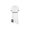 Fila Casual Breathable Round Neck Fashion Sports Short Sleeve Dress Women Dresses Standard-White F11W131314F-WT